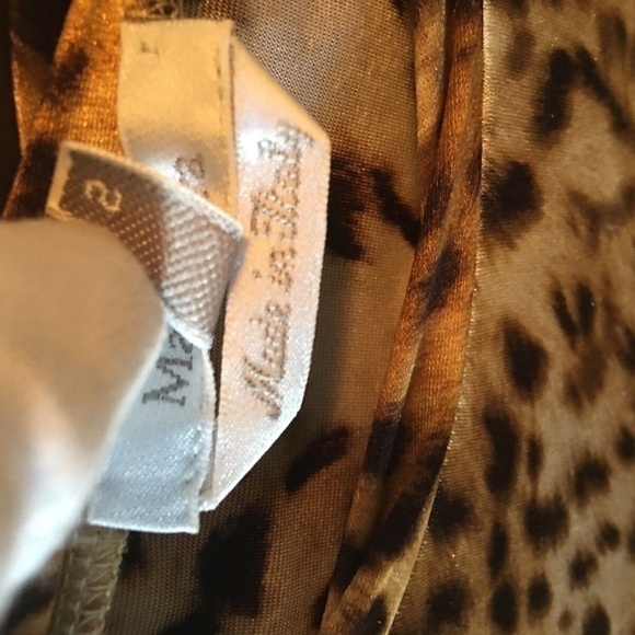 MAX MARA LEOPARD PRINT TOP SIZE S - Picture 3 of 5